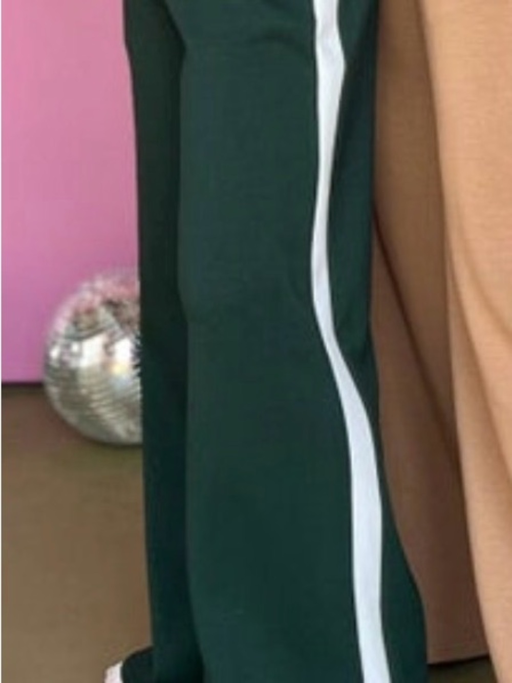 Women's Wide-Leg Pants and top in Forest Green - Picture 11 of 12